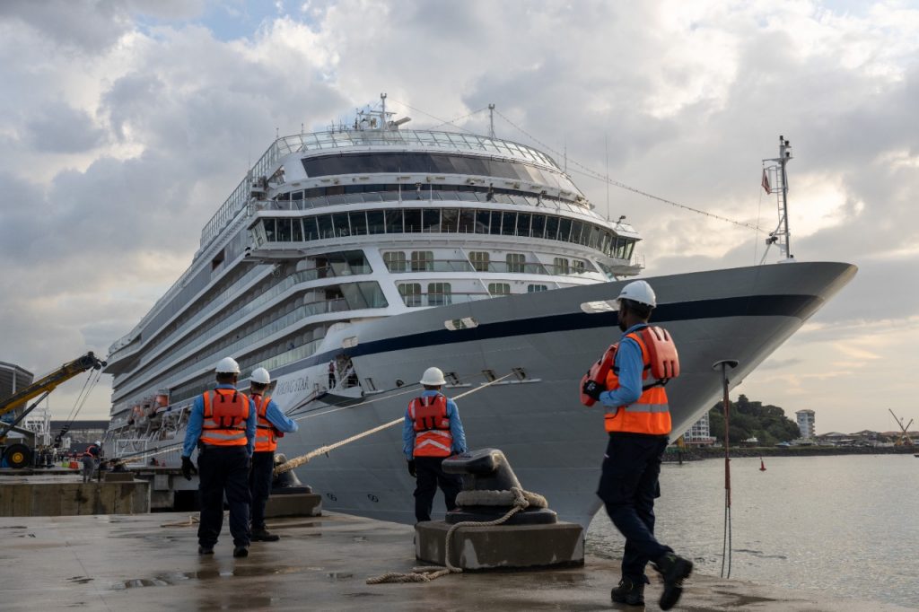 Realizan primer atraque de prueba en la Terminal de Cruceros de Panamá